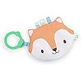 Ingenuity: ity by Ingenuity Crinklet, Fox Crinkle Toy for Newborn and Up, Satin Ribbon Tags, C-Link Attachment, Unisex - Kitt
