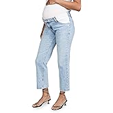 PAIGE Women's Noella Straight Maternity Jeans