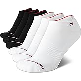 Tommy Hilfiger Womens No Show Socks - 6 Pack Cotton Blend Cushioned Low Cut Socks for Women for Sneakers and Loafers