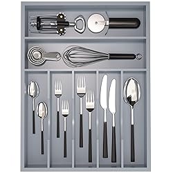WUSHIZHUHUN Utensil Organizer Silverware Drawer