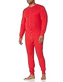 Indera Traditional Rib Knit Union Suit, Men