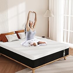 JEEKEA Queen Mattress in a Box - 10 Inch Memory