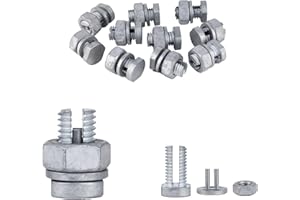 M MINGYA Split Bolts Electrical Fence Connector Wire Join Clamp Split Bolt Wire Connector for Electric Fence Wire 10 Pieces