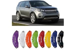 4pc Brake Caliper Covers Compatible Front Rear Wheel Size for LAND ROVER DISCOVERY SPORT Accessories (Red)