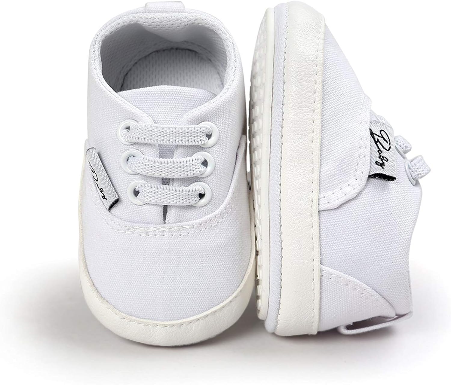  | RVROVIC Baby Boys Girls Shoes Canvas Toddler Sneakers Anti-Slip Infant First Walkers 0-18 Months | Sneakers