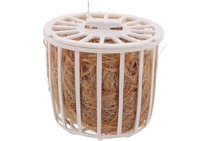 ifundom Natural Bird Nesting Material for Parakeets and Canaries with Soft Jute Bedding and Storage Basket,