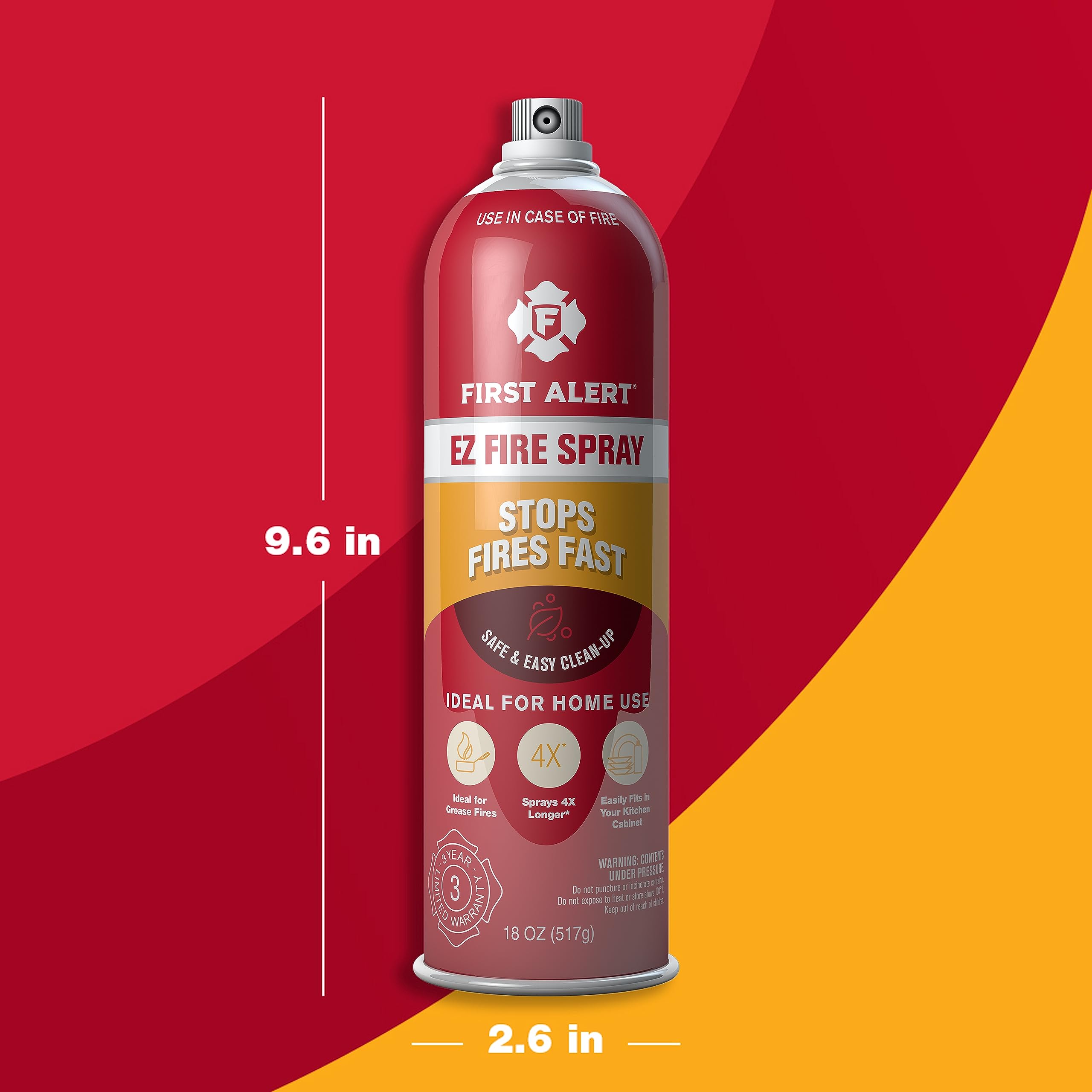 Mua First Alert EZ Fire Spray, Extinguishing Aerosol Spray, Pack of 2 ...