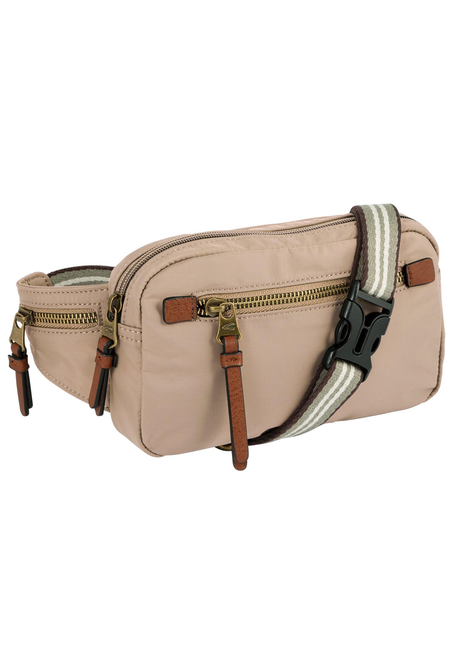 camel active Bari Women's Belt Bag Bum Bag, Beige, S, 000100