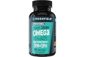 Ocean Saving Omega 3, DHA Supplements, Algae Omega 3, Fish Oil Replacement, 2-Month Supply, Sustainably Sourced, Highest Leve