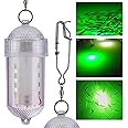 Edearkar LED Deep Sea Fishing Lights Boat Dock Green Underwater Fishing Light Waterproof Fishing Light Attractive Light Bait Lure Lamp