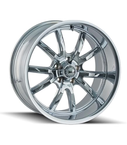 Amazon.com: Ridler 650 Matte Black/Polished Lip Wheel with Painted