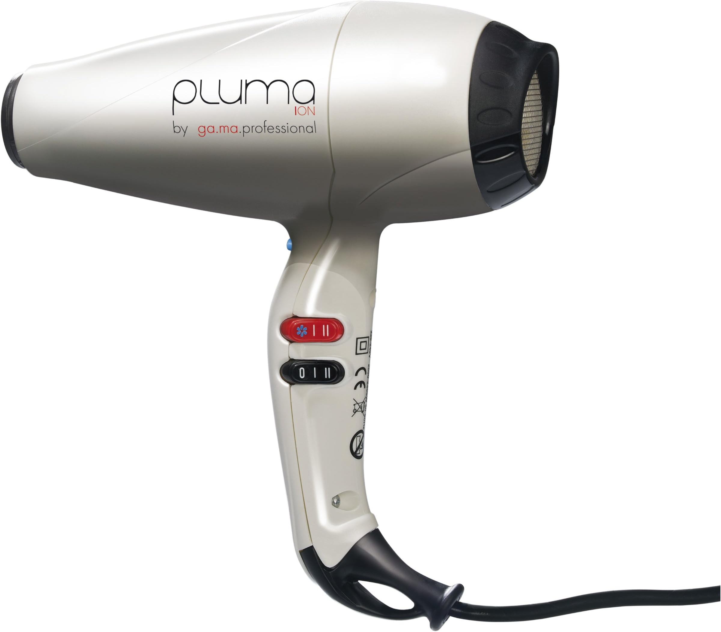 Ga.Ma Hair Dryer Pluma Ion White
