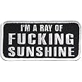 Hot Leathers - PPL9404 I'm a Ray of Sunshine Embroidered Patch (Multicolor, 4" Width x 2" Height)