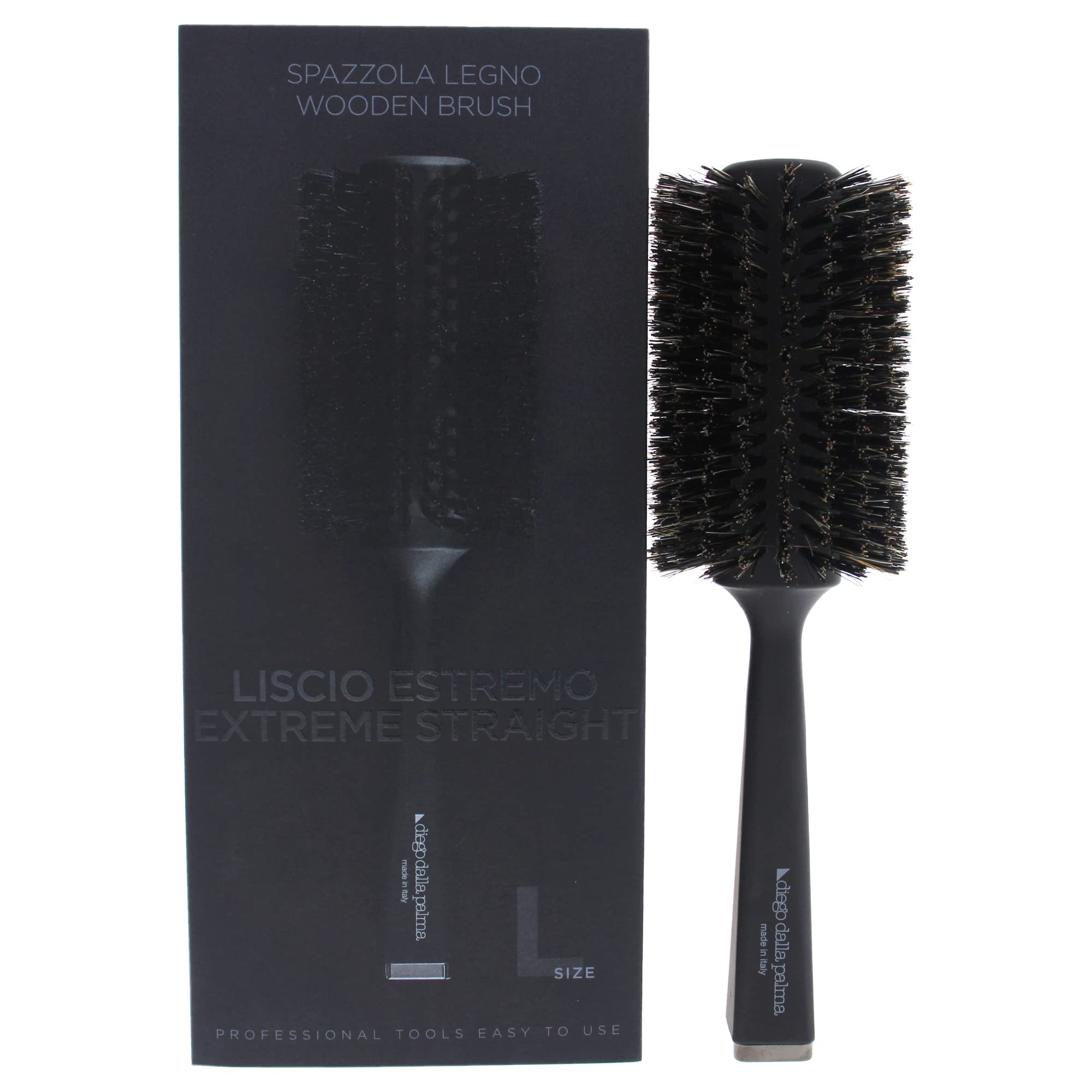 Diego Dalla Palma Wooden Brush Extreme Straight - Large For Unisex 1 Pc Hair Brush