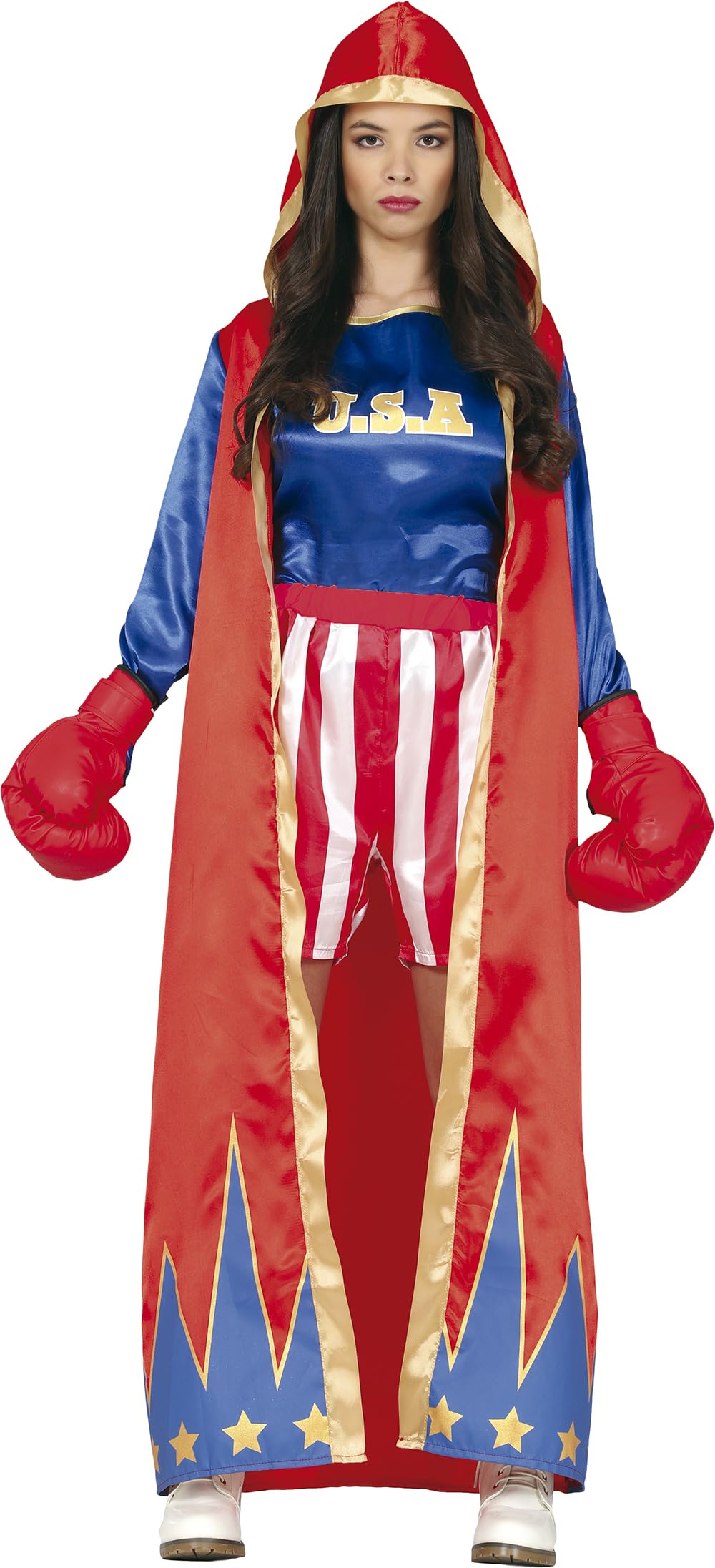 FIESTAS GUIRCA Boxer Fancy Dress Costume Adult Women Size 14-16