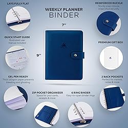 Clever Fox Weekly Planner Binder – Goal Setting