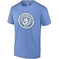 Icon Sports English Premiership Manchester City Mens Vintage Logo Short Sleeve T-Shirts