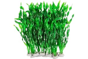 CousDUoBe 12 PCS Artificial Seaweed Water Plants, Plants for Aquarium Decorations,Fish Tank Decorations Soft Seaweed Leaves Suitable for Home and Office Fish Tank(12inch)
