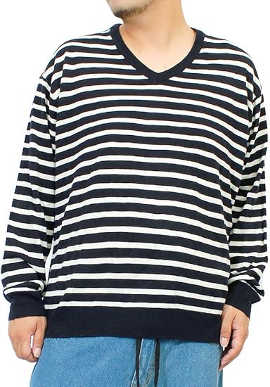 Amazon ニット メンズ 大きいサイズ Vネック カシミヤタッチ 無地 セーター セーター 通販