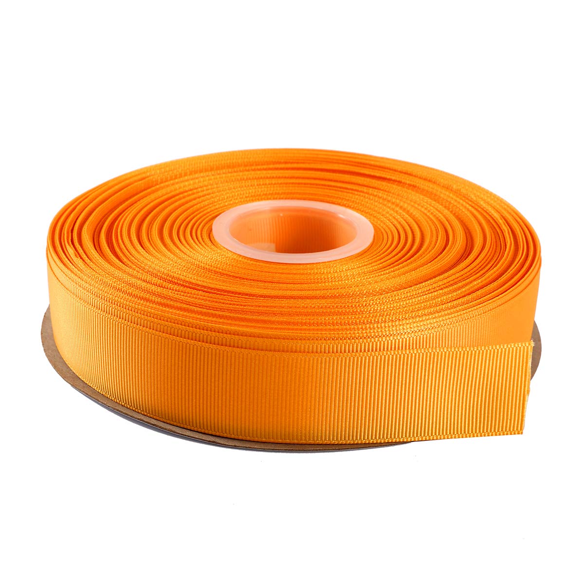 ITIsparkle 25mm Grosgrain Ribbon 45 Meters-Roll Set for Gift Wrapping Scrap Books Party Favor Hair Braids Hair Bow Baby Shower Decoration Floral Arrangement Craft Supplies, Gold Ribbon