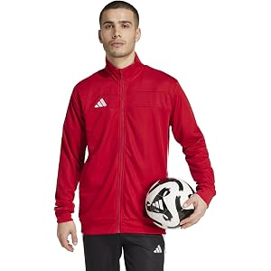 adidas Mens Tiro 25 Essentials Athletic Outerwear Casual - Red