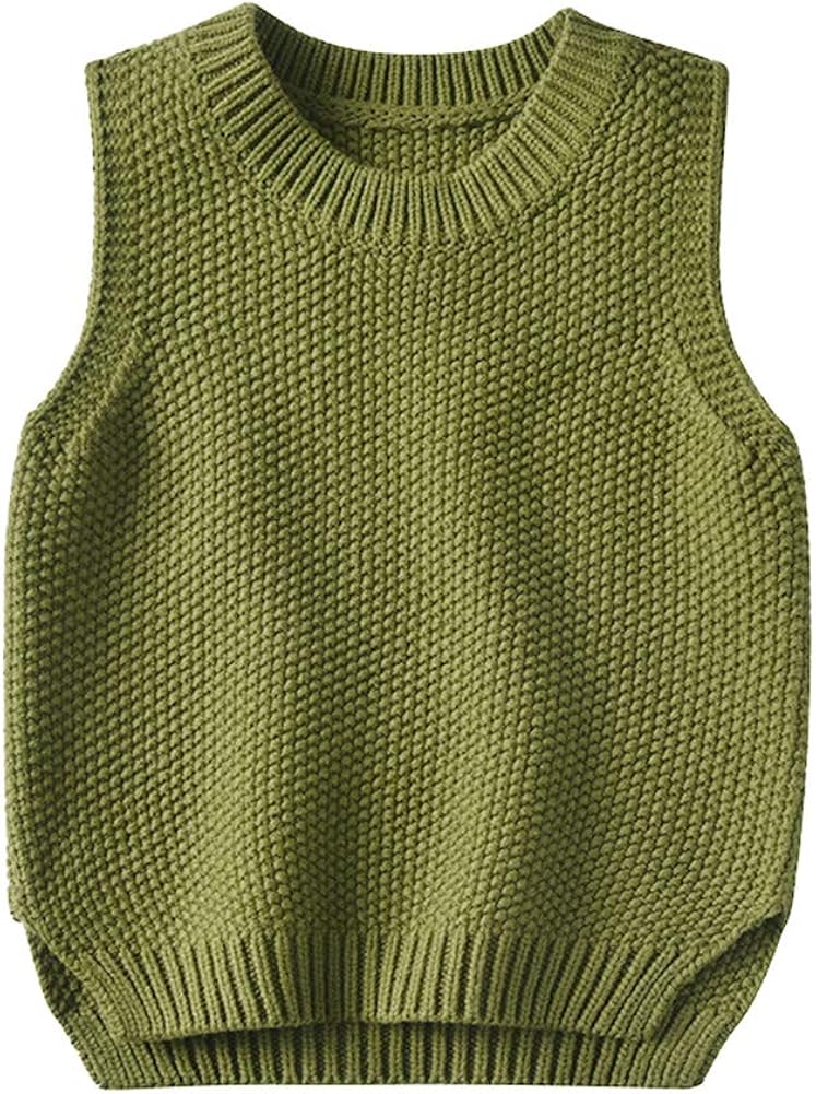 baby boy sleeveless jumper