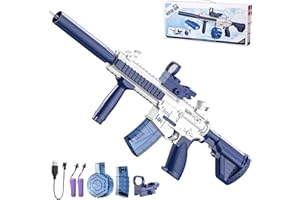 Electric Water Gun,Squirt Gun Toy,Automatic Water Gun Blaster Up To 32 FT Long Range,Outdoor Pool Party Shooting Game Toy Wit