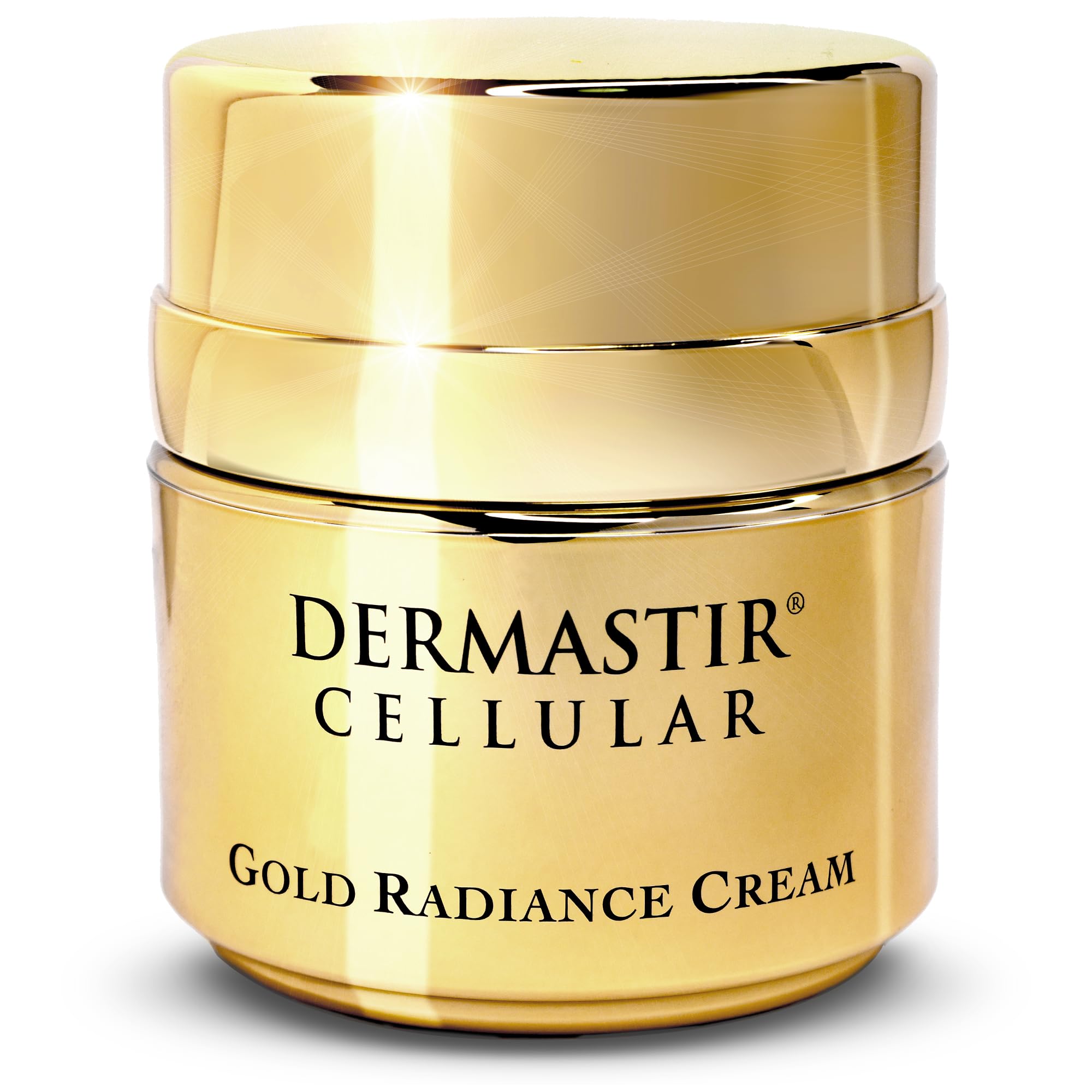 Dermastir Cellular Gold Radiance Cream with gold particles give a silky, radiant finish, skin is visibly moisturized and glowing - 50ml