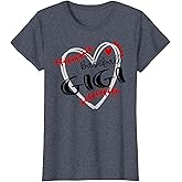 Personalized Baseball Heart Tee Cute Gigi Women Baseball T-Shirt