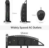 hotimy Tower Extension Lead 8 AC Sockets 6 USB 14-in-1 2M Overload Safe view 6