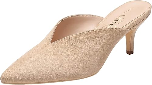 slip on heeled mules