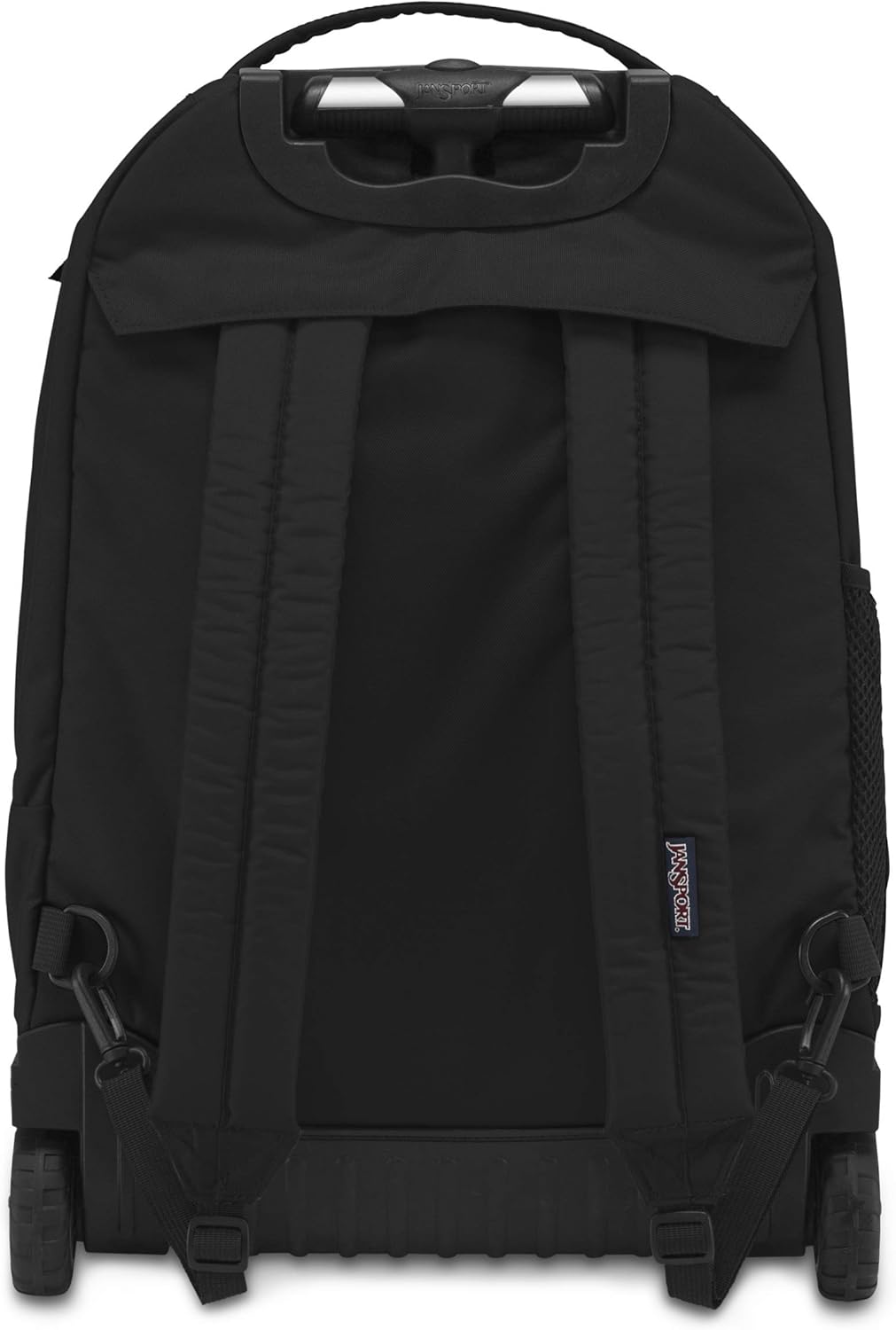 JanSport Driver 8 Rolling Backpack - Wheeled Travel Bag with 15-Inch Laptop Sleeve, Black, One Size: Clothing