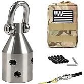 New Penguin Puller Sr, Penguin Wire Puller, Cable Pulling Heads (69700) | Heavy-Duty Stainless Steel Wire Puller with Penguin Shackle, Fits 3/0 to 350 MCM Copper or Aluminum Cable, 4 Wire Slots