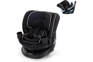 Maxi-COSI Andi 360 Rotating All-in-One Baby Convertible Car Seat, Rear Facing, Forward Facing Infant Toddler Booster, Easy Rotation, Tension System, Harness Adjust, Caspian Caviar