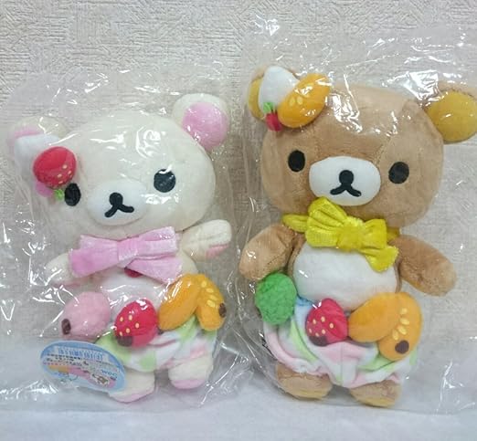 Amazon リラックマストア ぬいぐるみ 東京駅店 4周年記念バースデーケーキ リラックマ コリラックマ セット 4th Birthday Tokyo ぬいぐるみ ホビー