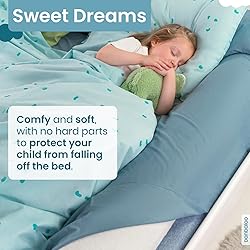BANBALOO 2 Pack Bed Bumper for Toddlers 53" | Foam