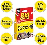 The Big Cheese Mouse & Rat Killer Pasta Sachet 10g x6 Difenacoum view 2