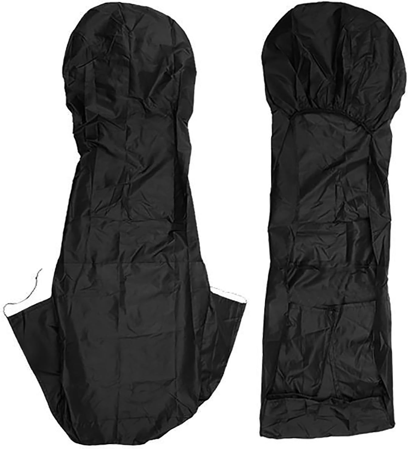 Xtremeauto Front Water resistant Extra Heavy Duty Durable Universal Seat Covers (2), Black, Large - Image 4