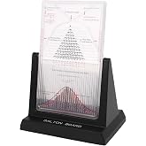Galton Board &amp; Normal Distribution Demonstrator for Math Physics | ABS Plastic Construction, Real-Time Bell Curve Display, Hands-On Probability Experiment, Interactive Classroom Teaching Aid