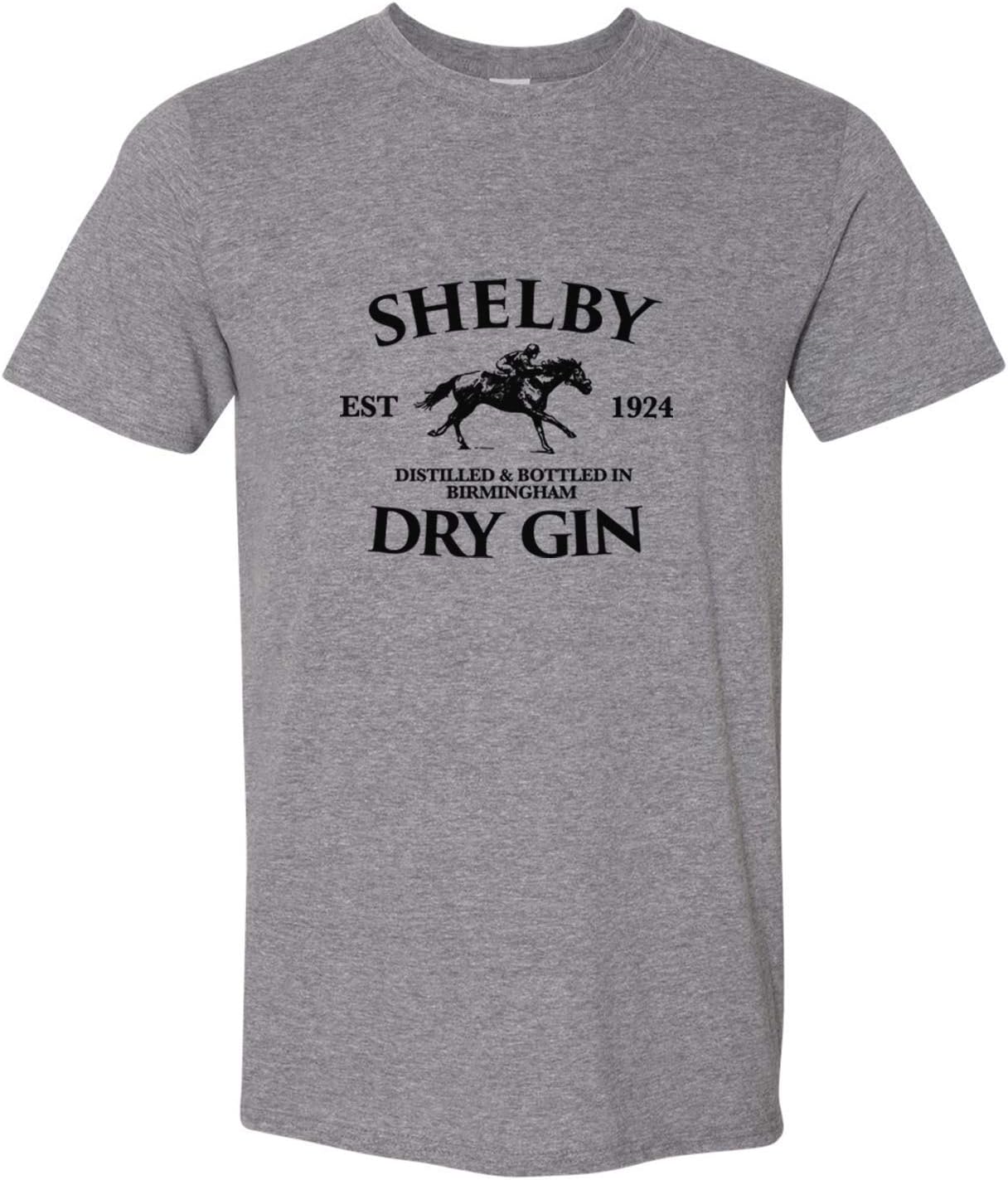 Vintage Style Shelby Company Gin Inspired by Peaky Blinders Tshirt - Mens Tee
