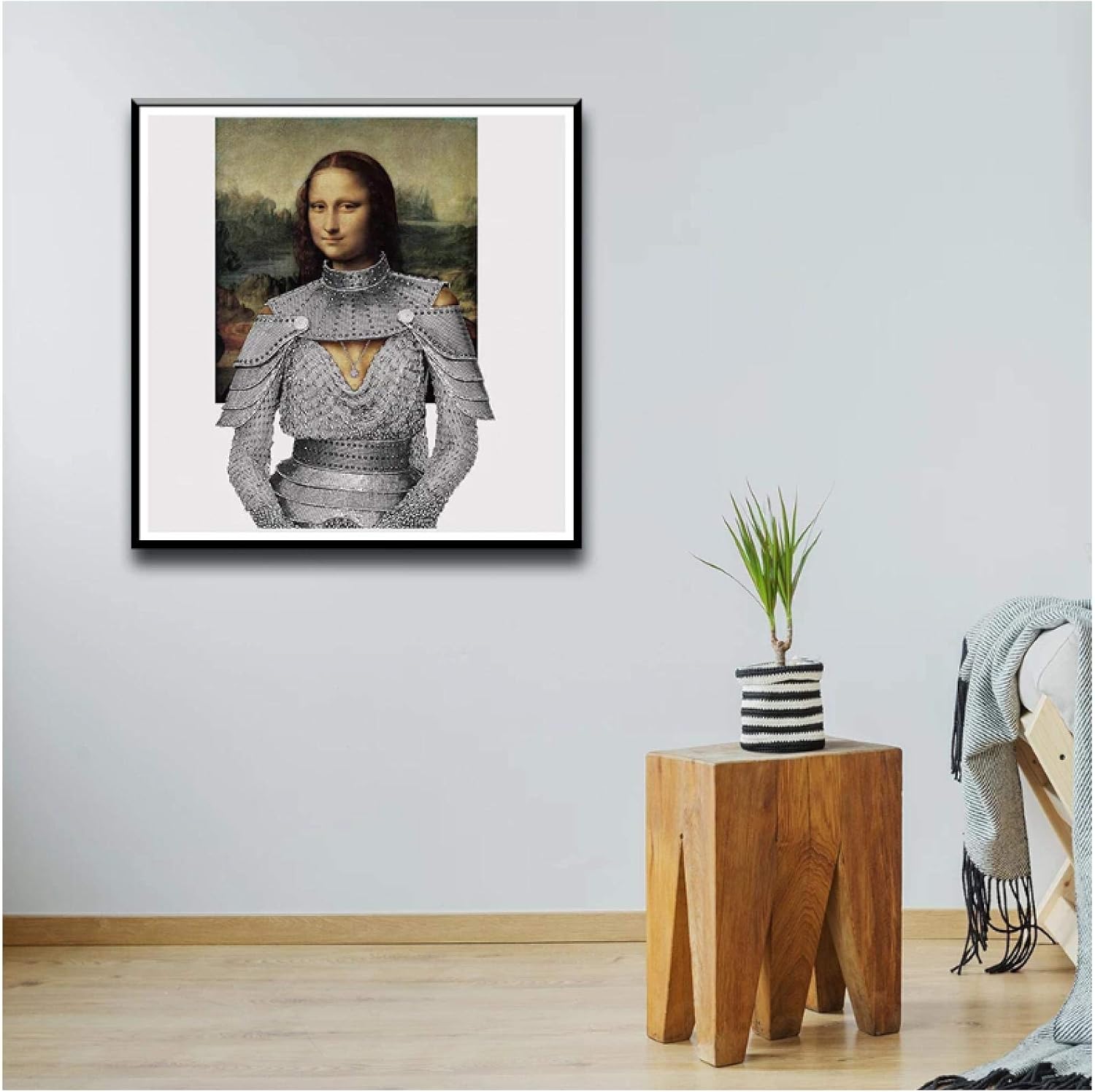 Poster Bilder Parodie Mona Lisa Gedrucktes Wandbild Familienzimmer