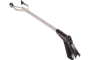 HEALTHSMART DMI Reacher Grabber Tool for Elderly, Disabled or After Surgery Recovery, Claw Grabber, Reaching Assist Tool, Trash Picker, Hand Gripper, Arm Extension, 22 Inches, Non Folding, Suction Claw