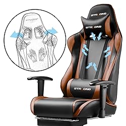 GTRACING Gaming Chair with Footrest, Ergonomic