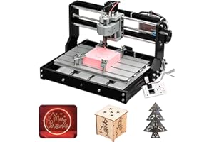 Genmitsu CNC 3018-PRO Router Kit GRBL Control 3 Axis Plastic Acrylic PCB PVC Wood Carving Milling Engraving Machine, XYZ Work