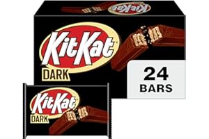 KIT KAT Dark Chocolate Wafer Candy Bars, 1.5 oz (24 Count)