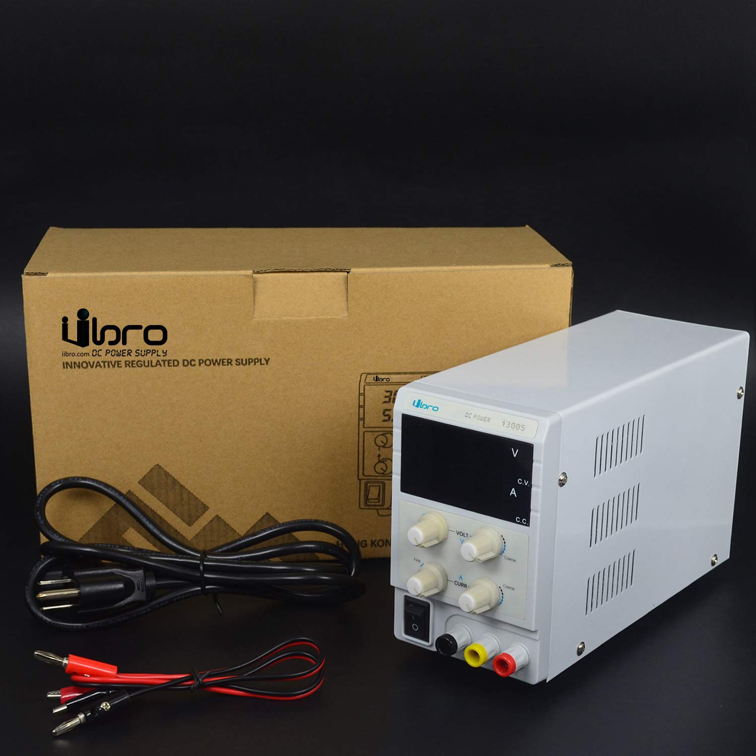 Lab DC Bench Power Supply Regulated Low Noise High Resolution with