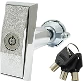 Rierdge Vending Machine Lock with T-Handle | With Keys, For Candy Snack Machine, Keyed Different