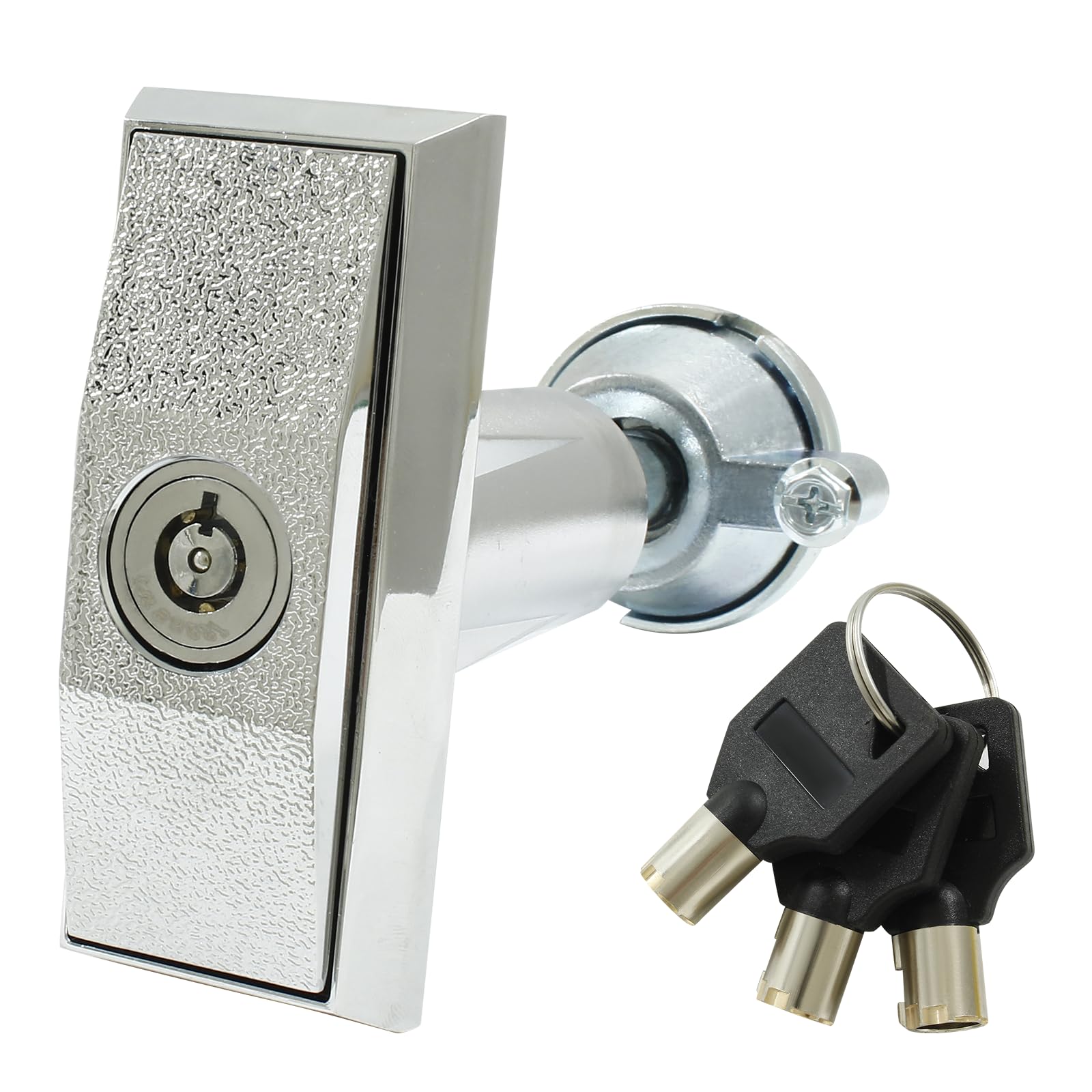 Photo 1 of Rierdge Vending Machine Lock with T-Handle with Keys for Candy Snack Machine (Keyed Different)