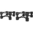 IsoAcoustics Aperta Series Isolation Speaker Stands with Tilt Adjustment: Aperta (6.1" x 7.5") Black Pair
