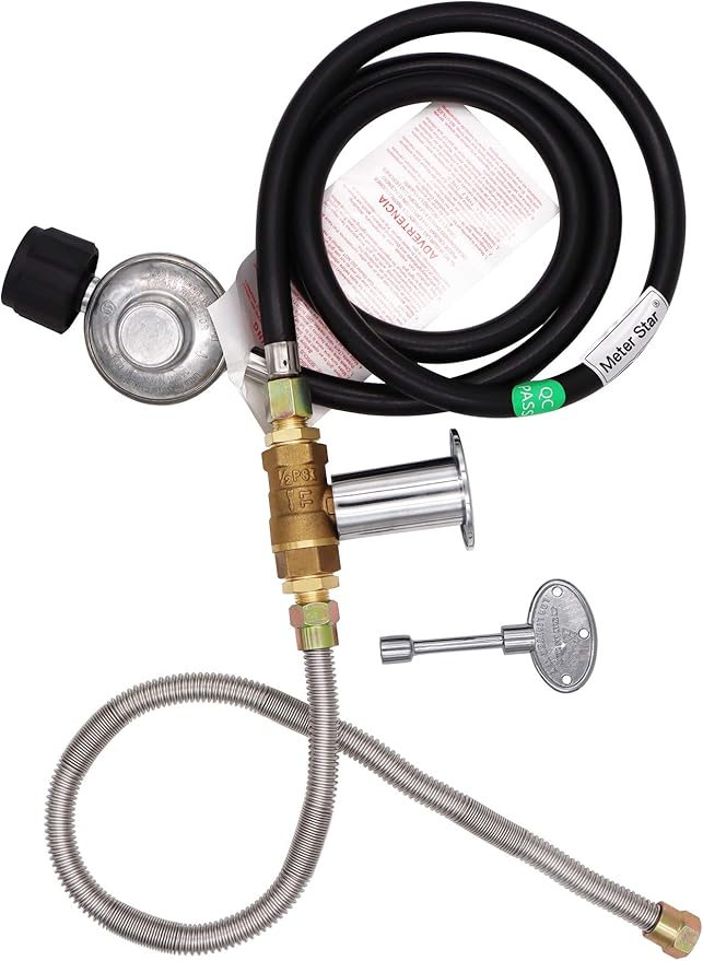 METER STAR CSA Propane Fire Pit/Fireplace Parts Propane Gas